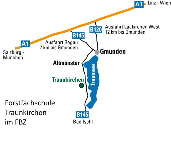 Anfahrtsbeschreibung Forstfachschule